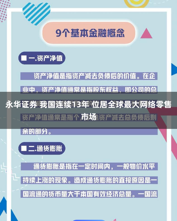 永华证券 我国连续13年 位居全球最大网络零售市场